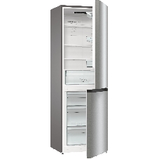 Холодильник Gorenje NRKE62XL серебристый металлик двухкамерный 203/99л морозилка снизу, No Frost