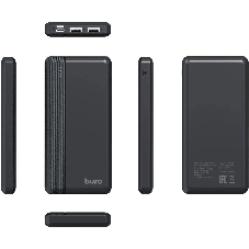 Портативный аккумулятор Buro BP10A 10000mAh 10W 2A 2xUSB-A черный