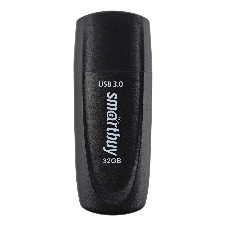 Флешка USB Smartbuy Scout Black (SB032GB3SCK), 32Gb, USB 3.0, R/W 100/40, черный