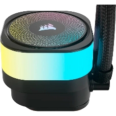 Система жидкостного охлаждения Corsair iCUE LINK TITAN 240 RX RGb (240мм, черный, RGb/ Fans: 2x120мм, 73.5CFM, 36dBA, 2100RPM/ S: 1851, 1700, AM5, AM4)