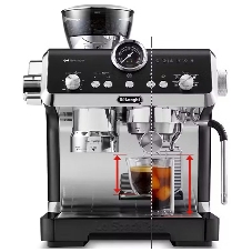 Кофеварка рожковая DELONGHI EC9555 ВК черный, исп. кофе - молотый/зерновой, 2 л, 1550 Вт, 19 Бар