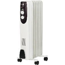 Обогреватель масляный Ballu Classic BOH/CL-07WRN (7 секций), белый, 1500 Вт, 20 м2, термостат