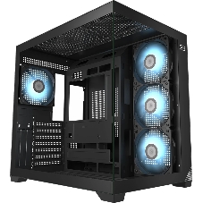 Компьютерный корпус без блока питания PCCooler C3T700 BK, Midi-Tower, TG, no fans, 1xUSB-A 3.0 + 1xUSB-A 2.0 + 1xUSB-C, ATX, mATX, mITX черный