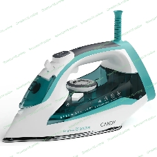 Утюг Candy CI-103 бирюзовый, 2400 Вт, 50 г/мин, 160 г/мин, 370 мл