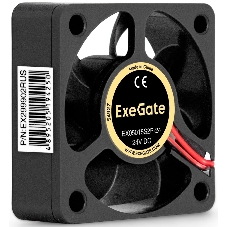 Вентилятор корпусной ExeGate EX05015S2P-24, 50 мм, 7000 об/мин, 32 дБ, 2 pin, без подсветки