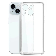 Чехол (клип-кейс) BoraSCO для Apple iPhone 15 Plus прозрачный