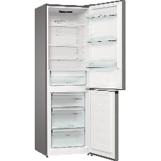 Холодильник Gorenje NRKE62XL серебристый металлик двухкамерный 203/99л морозилка снизу, No Frost