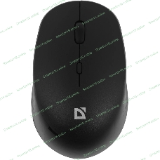 Мышь беспроводная Defender Auris MB-027 черный, 1600 dpi, радиоканал, USB, кнопки - 4