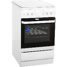 Плита электрическая Hansa FCEW54120 белый, конфорок 4 шт, духовка 62 л, 50 см x 85 см x 60 см