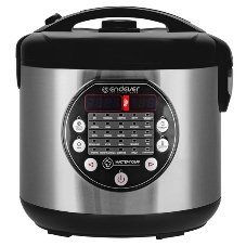 Мультиварка Endever Vita-121 черный/стальной, 5.0 л, 1000 Вт, кнопки, 25 программ