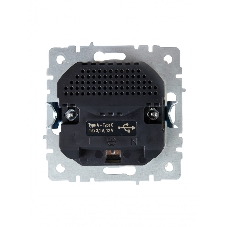 Розетка 1-местная IEK BRITE РЮш11-1-БрКр (BR-R14-16-U22-018-K10) с заземлением, с защитными шторками, 16А, с USB A+C 18 Вт, бежевый