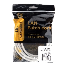 Патч-корд LSZH медный UTP Cablexpert PP30-2M cat.5e, 2м, литой, многожильный, серый