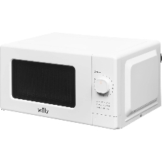 Микроволновая печь WILLZ MOS-2008MW белый, 20 л, 700 Вт, переключатели - поворотный механизм