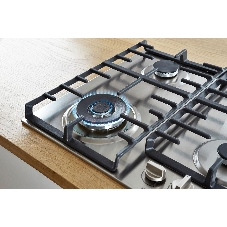 Газовая варочная поверхность Gorenje GW642ABX, 4 конфорки, металл, 8150 Вт