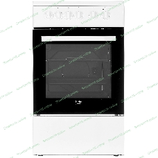 Плита электрическая Beko FFSS57000W белый, конфорок 4 электрических, духовка 60 л, 50 см x 85 см x 60 см