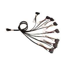 Кабель ACD-60006-ZC Slimline SASx8 (SFF8654) -to- 8x U.3 Direct, 1M, (аналог Broadcom 05-60006-00) 30