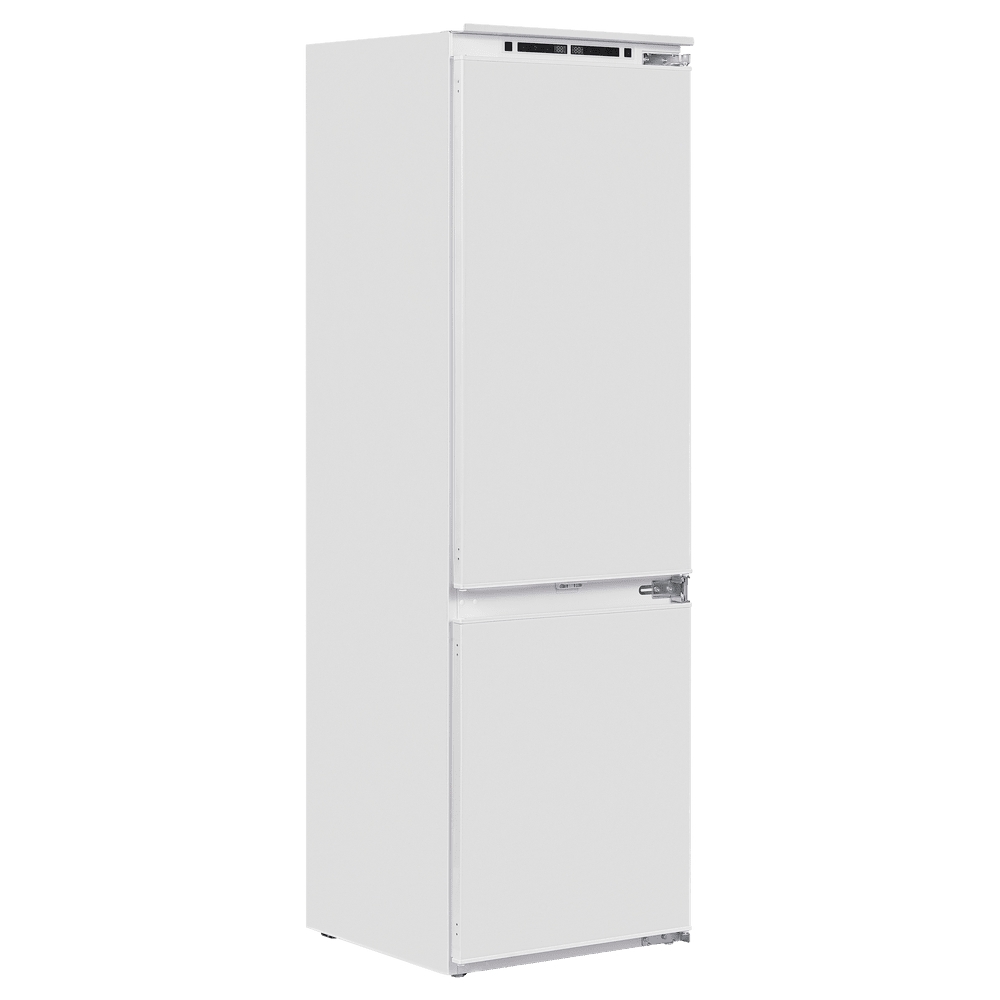 Встраиваемый холодильник Maunfeld MBF193NFW1GR Inverter белый двухкамерный 257/84 л морозилка снизу, No Frost