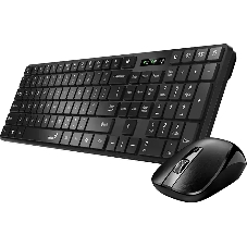 Комплект клавиатура+мышь Genius SlimStar 8250 беспроводной, USB, 1200 DPI, чёрный