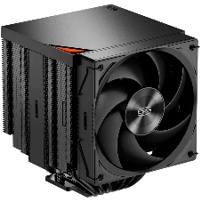 Кулер для процессора PCCooler RZ620Pro TC BK (265W, 4-pin PWM, 160mm, Al/Cu, 6x6mm, 2x120mm, 80CFM, 36.2dBA, 2400RPM, S: 1851/1700/1200/115X, AM5/AM4, black)