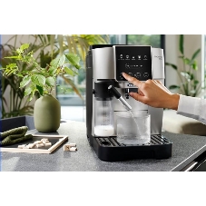 Кофемашина автоматическая DeLonghi ECAM220.80.SB серебристый, исп. кофе - молотый/зерновой, 1.8 л, 1450 Вт, 15 Бар.