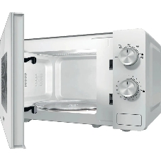 Микроволновая печь Gorenje MO20E1W2 белый, 20 л, 800 Вт, переключатели - поворотный механизм