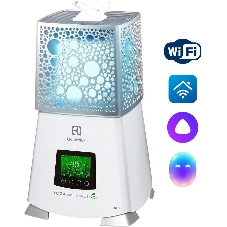 Увлажнитель воздуха Electrolux EHU-3915D белый, 65 м², 9.4 л, ионизация, гигростат