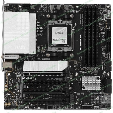 Материнская плата MSI PRO B850M-P B850, AM5, 4*DDR5, 4*PCIEx16, 3*M.2, 2*TypeC, 1*USB3.2Gen2, 6*USB3.2Gen1, 8*USB2.0, 4*SATA3.0, 5G, DP, HDMI, M-ATX, RTL