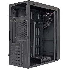 Компьютерный корпус Miditower ExeGate XP-332-UNS450 (ATX, БП UNS450 с вент. 12см, 2хUSB, аудио, черный)