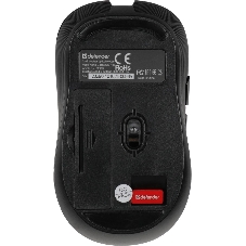 Мышь беспроводная Defender Gassa MM-105 красный, 1600 dpi, радиоканал, USB, кнопки - 6