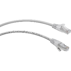 Экранированный патч-корд Cabeus, кат. 5е, экр., F/UTP, RJ45/RJ45, LSZH, AWG24, 5м, серый