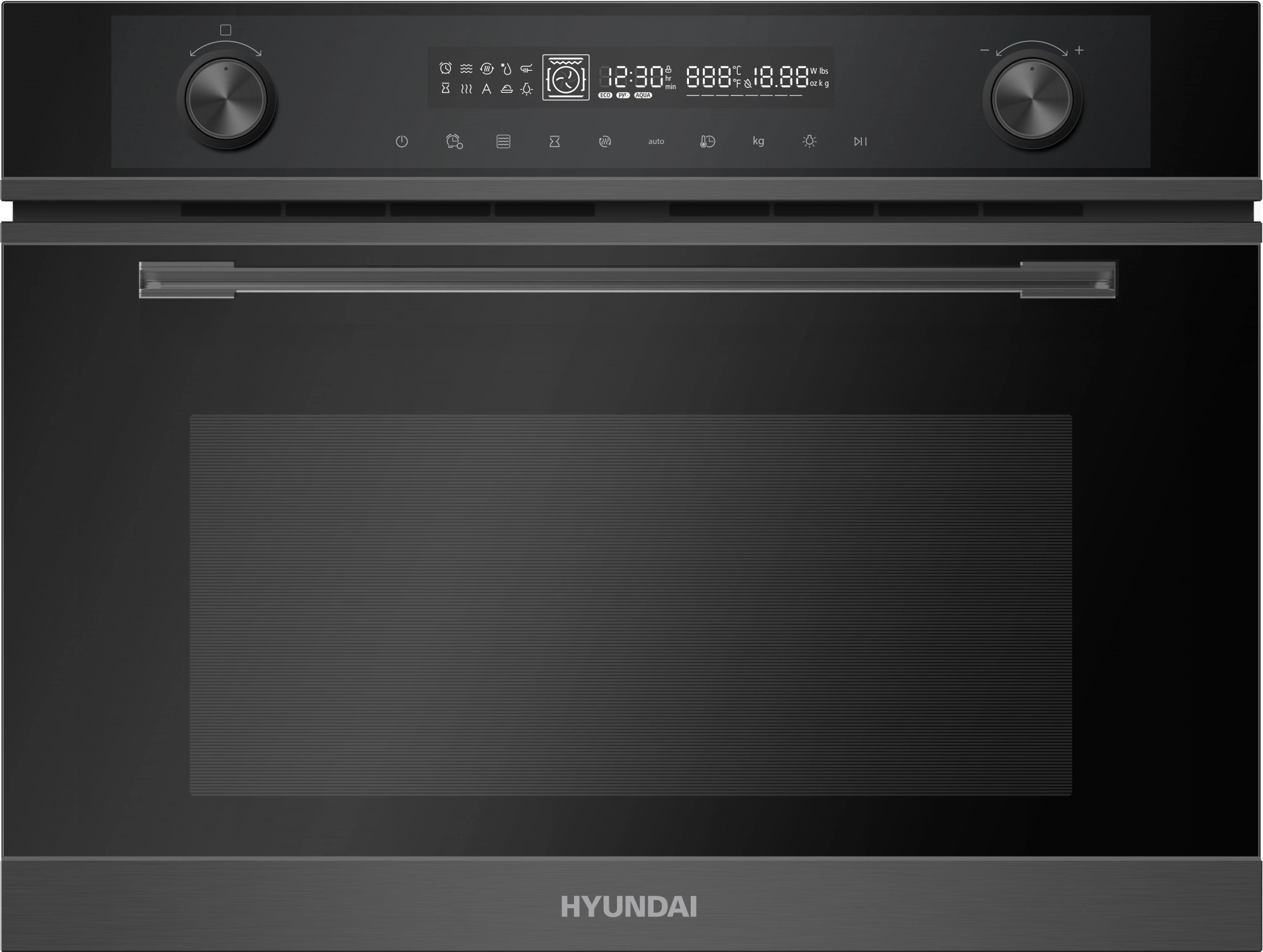 Духовой шкаф Электрический Hyundai HMEO 6540 DX черный
