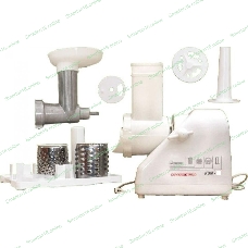 Мясорубка электрическая БЕЛВАР КЭМ 36/220-4-34 белый, 1000 Вт, 0.6 кг/мин, реверс, насадки - 5