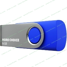 Флешка USB More Choice MF16-4 blue (4610196407567), 16Gb, USB 2.0, R/W 15/6, синий
