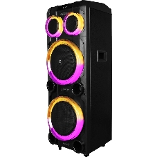 Колонка портативная Ural 23 черный 2000W 1.1 BT/3.5Jack/USB-C 15м 7000mAh (УРАЛ МОЛОТ 23)