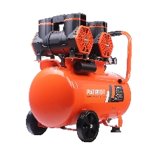 Компрессор поршневой безмасляный Patriot KDS 540 F50 (540 л/мин, 2,8 кВт, 8 бар, 50 л, 2800 об/мин, быстросъем + елочка 1/4)