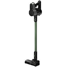 Пылесос вертикальный Grundig VCP 6230 PET оливковый/черный, питание от аккумулятора, 100 Вт, уборка сухая, пылесборник 0.55 л