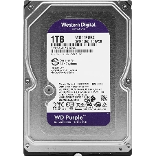 Жесткий диск Western Digital 1Tb 5400rpm SATA 6Gb/S 64MB PURPLE WD11PURZ SATA