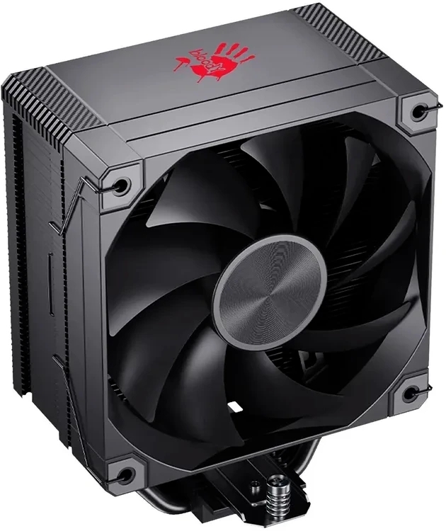 Устройство охлаждения(кулер) Bloody AC-12 Soc-AM5/AM4/1200/1700/1851 черный 4-pin 14-26dB Al+Cu 230W 582gr Ret (AC-12-230-BK)