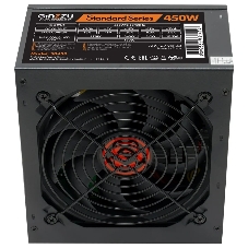 Блок питания Ginzzu SB450, 450Вт, 120мм, черный