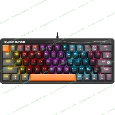 Клавиатура проводная Defender Black Raven GK-417, USB, черный