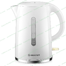 Чайник электрический BRAYER BR6108 1.7 л, 2200 Вт, белый