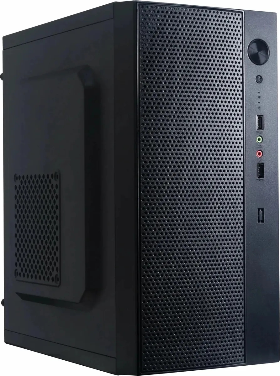 Компьютерный корпус Accord ENTRY ACC-242B черный без БП mATX 2xUSB 2.0 audio