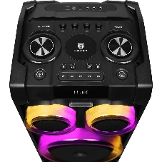 Колонка портативная Ural 23 черный 2000W 1.1 BT/3.5Jack/USB-C 15м 7000mAh (УРАЛ МОЛОТ 23)