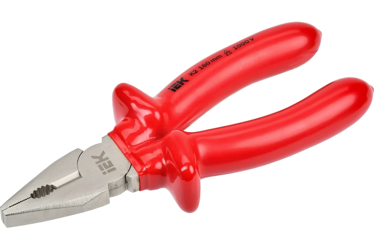 Пассатижи IEK ARMA2L 3 (A2L3-PL20-K2-160) диэлектрические Profi 160 мм 1000В