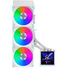Система водяного охлаждения Lian-Li HydroShift II LCD-S 360CL ARGB Soc-AM5/AM4/1700/1851 белый 4-pin 30dB Al+Cu LCD Ret (G89.GHS2LCDS36CW.R0)