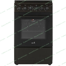 Плита газовая Cezaris ПГ 2150-11 коричневый, конфорок 4 шт, духовка 43 л, 51 см x 85 см x 55 см