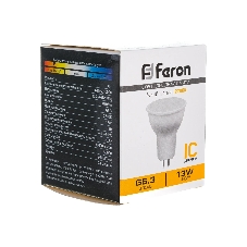 Лампа светодиодная FERON LB-960 (38188) 13 вт 230в G5.3 теплый