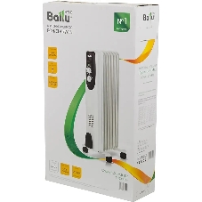 Обогреватель масляный Ballu Classic BOH/CL-07WRN (7 секций), белый, 1500 Вт, 20 м2, термостат