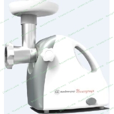 Мясорубка электрическая БЕЛВАР КЭМ-П2У-303-01 белый, 1500 Вт, 0.4 кг/мин, реверс, насадки - 4