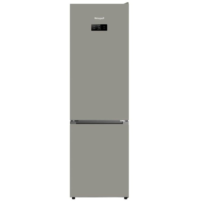 Холодильник Weissgauff WRK 2010 Full NoFrost Inverter Dark серый двухкамерный 293/129л морозилка снизу, No Frost